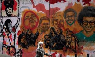 murale egiziano sulla primavera araba