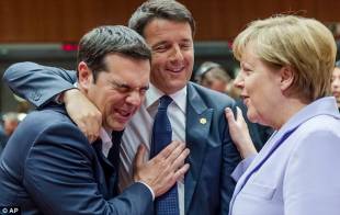 tsipras renzi merkel