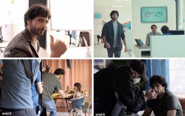 il backstage del nuovo spot di enel energia - scegli oggi - con marco bocci